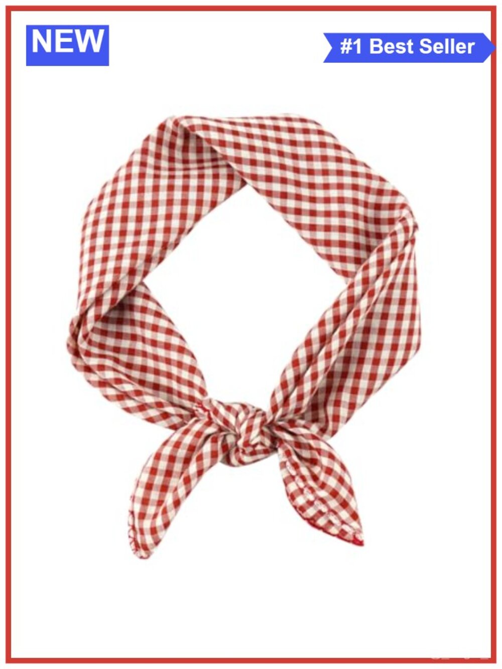 GERINLY Cotton Square Scarf Neckerchief Head Wrap Ponytail Accessory